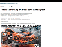 Tablet Screenshot of dasbestemotorsport.com